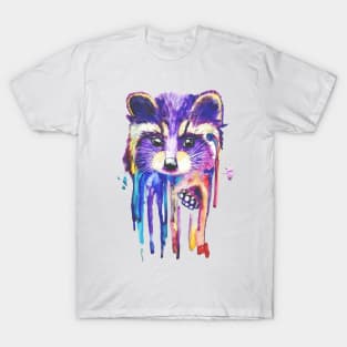 raccoon watercolor T-Shirt